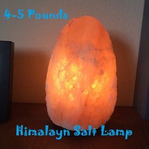 *HIMALAYAN SALT LAMP Negative Ion Generator 4-5 Lb